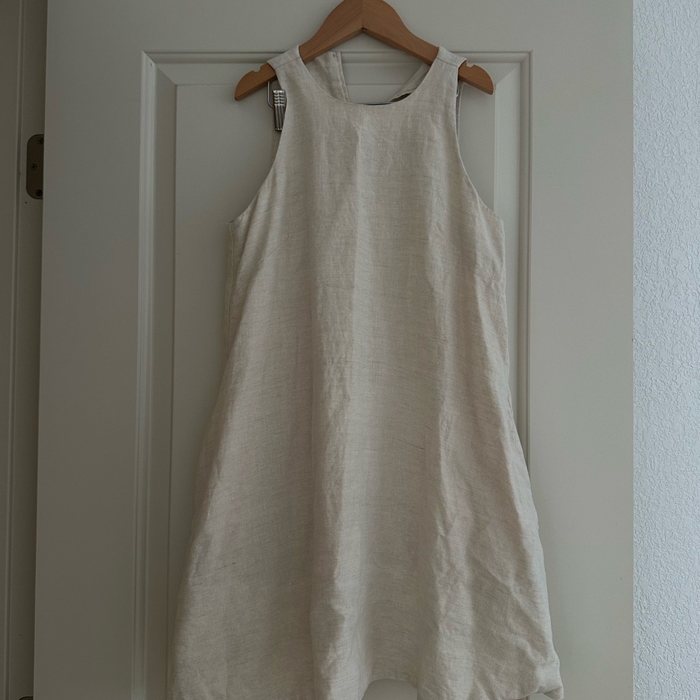 STAUD Cream Mini Dress new